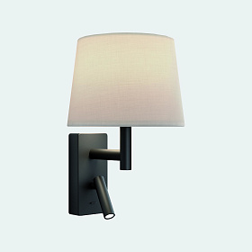 Настенный светильник Metrica Shade Reader LED E27 17.3W 2700K ON-OFF черный 137lm