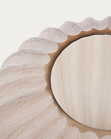 Ваза Lumia из стекла бежевого цвета  27см