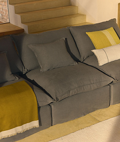 Двухцветный шерстяной плед Orlet, 130 x 170 см