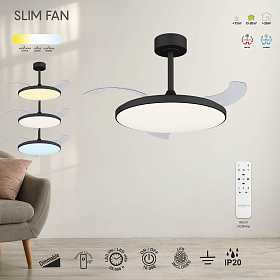 9055 Люстра-вентилятор SLIM FAN