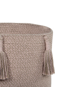 Корзина WOODY Винтажный нюдовый 30*30