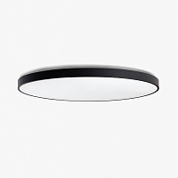 Потолочный светильник DOMIO Ш1000 95W черный OPAL 4000K CRI80 CASAMBI