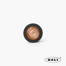 Uno черный/золотой встраиваемый точечный светильник 8Вт 11° 3000K CRI90 DALI