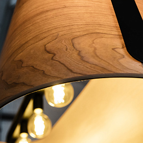 Люстра Stood 5L деревянная