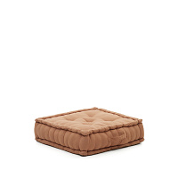 Besalu Напольная подушка 100% коричневый хлопок 60 x 60 см