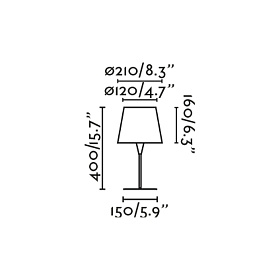 Настольная мини-лампа SUMBA S  ротанг/черный E27 ш210*160*ш120