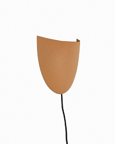 Настенный светильник Nibla из металла с терракотовым эффектом