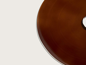 Бра Fest золотой цоколь 5 см - коричневое стекло