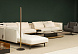Торшер Linea Uno Walnut-Gold