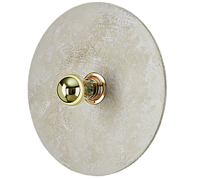 Бра Kassy 30 см керамика + цоколь 5 см черный металл