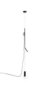 Система освещения Orey из черного металла с многопозиционным точечным светильником