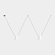 Подвесной светильник Attic Double Conic Shape белый