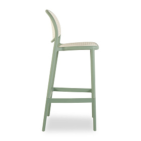 Зеленый уличный барный стул Gery