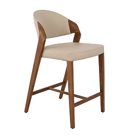 Полубарный стул 4225 из экокожи цвета норки