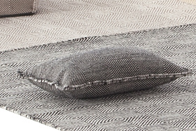 Подушка Sail черная 60x36