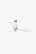 Потолочный вентилятор Mini Eterfan LED белый/прозрачный 128 см