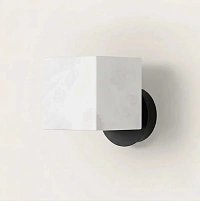 Настенный светильник Cubic черный металл