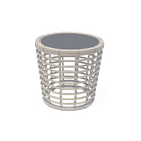 Уличный приставной стол Villa OFF WHITE