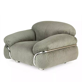 Кресло в стиле ретро Heil зеленое