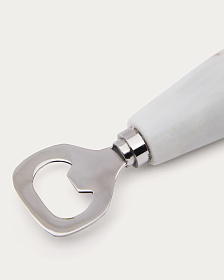 Открывалка Nira из черного и белого мрамора