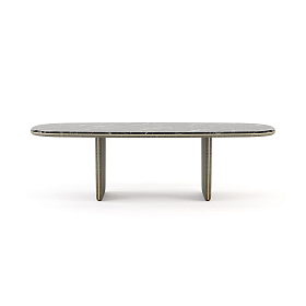 Обеденный стол Jeane 220 см мрамор