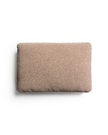Подушка Blok из синели коричневого цвета, 40 x 60 см