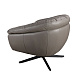 Вращающееся кресло 5138 из серой кожи