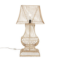 Белая настольная лампа Simone