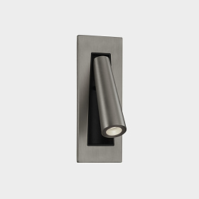 Настенный светильник Gamma SR Recessed LED 3.2W 2700K ON-OFF серебристый 137lm