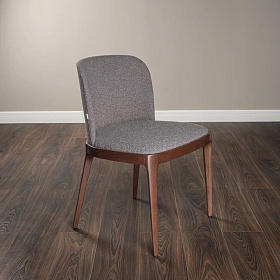 Стул Garbo ткань Loop 19, итальянский орех