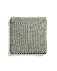 Подушка для стула Dirome в зеленую полоску, 100% ПЭТ, 40 x 40 см