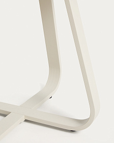 Уличный столик Tamaris из алюминия цвета экрю Ø48 см