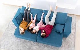 Диван раскладной Paradis 4pl ножки - пластик 3 cm AX+AX+V+V