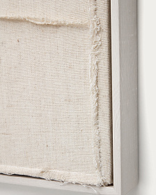 Maha Картина Белая с вертикальной линией 52 х 72 см