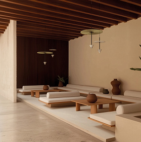 Подвесной светильник Vant золотой металл/ белый мрамор/диск OSION PALETTA DE COLORES