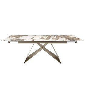 Раздвижной обеденный стол 1114/MC2207DT из мраморной керамики