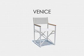 Кресло обеденное складное Venice WHITE WASH