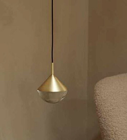 Подвесной светильник Nino латунный