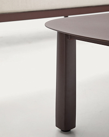 Комплект садовой мебели Aleria из коричневого алюминия и веревки