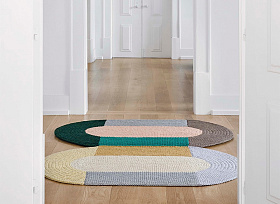 Ковер Crochet Mono бежевый