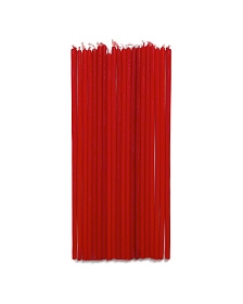 Набор Solvin из 20 красных свечей