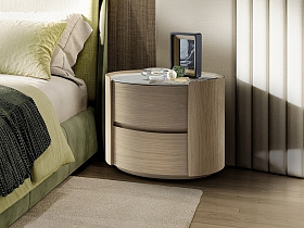 Enoc Прикроватная тумбочка светлый дуб