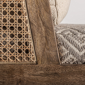 Кресло Cismar натурального цвета