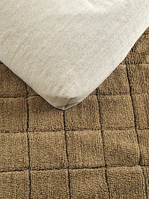 Шерстяной стираемый ковер Мозайка Ochre 170х240