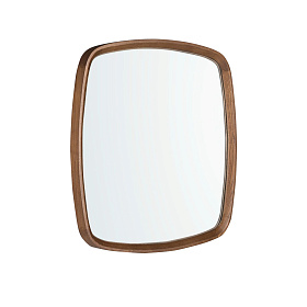 Квадратное настенное зеркало 3285 из ореха