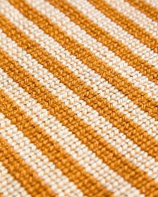 Подушка для стула Dirome в оранжевую полоску, 100% ПЭТ, 40 x 40 см