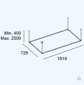 Подвес Tubs Modular Pendant Rectangular Horizontal 00-A055-05-M1
