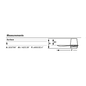 Потолочный вентилятор MINI PUNT TUB S Ш900mm черный 3 PALAS черный