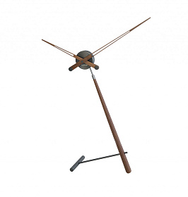 Настольные часы Puntero T графит-орех