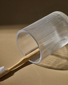 Arlem стакан для зубной щетки из прозрачного стекла